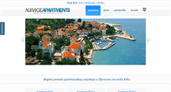 Desktop Screenshot of njivice-apartments.net